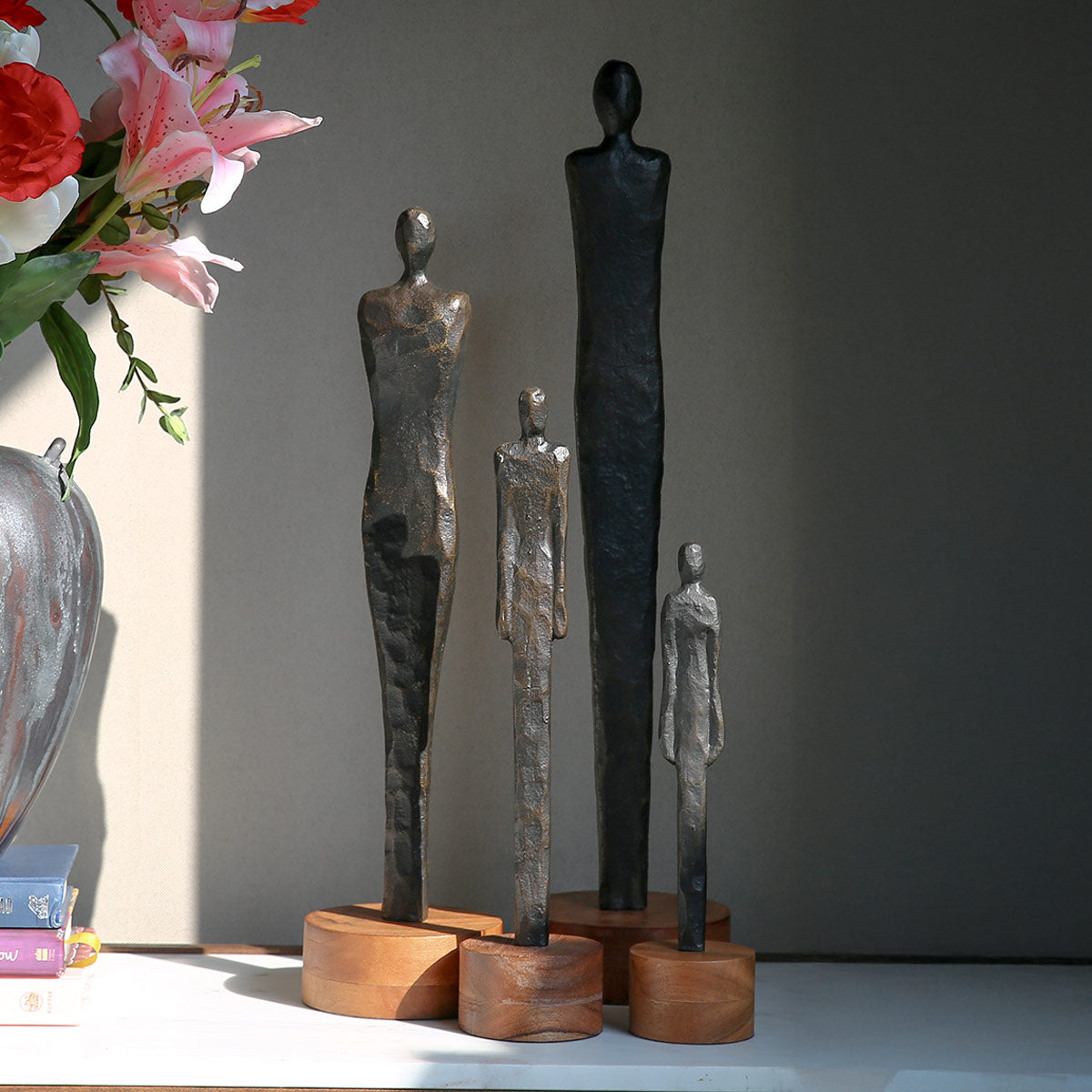 Families Metal Figurine
